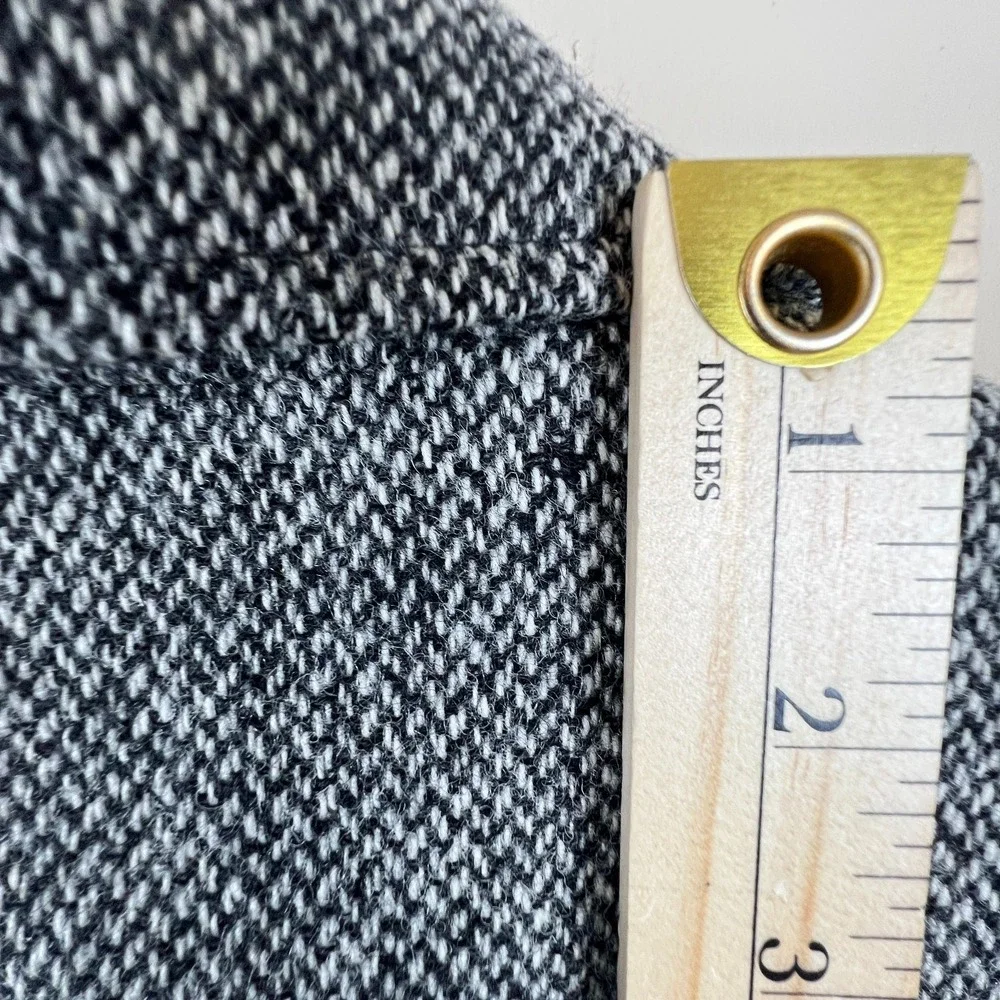 Lauren Ralph Lauren Wool Jacket Size 8 HerringboneTweed Career Preppy‎ Flaws